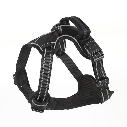 Comfy No-Pull Reflective Dog Harness for Happy Walks
