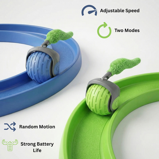 Endless Fun: Smart Auto-Rolling Interactive Cat Toy Ball