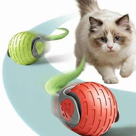Endless Fun: Smart Auto-Rolling Interactive Cat Toy Ball