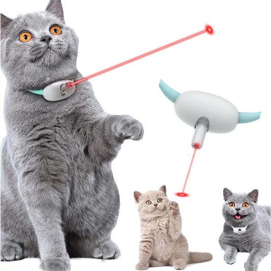 Interactive Play: USB Rechargeable Smart Laser Cat Collar
